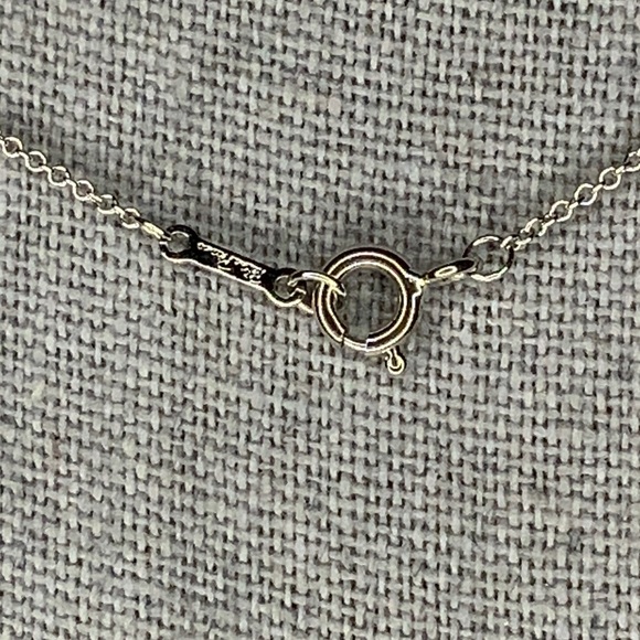 Tiffany&Co. Paloma Picasso Loving Heart Pendant Necklace in Sterling Silver 16" - Picture 5 of 5